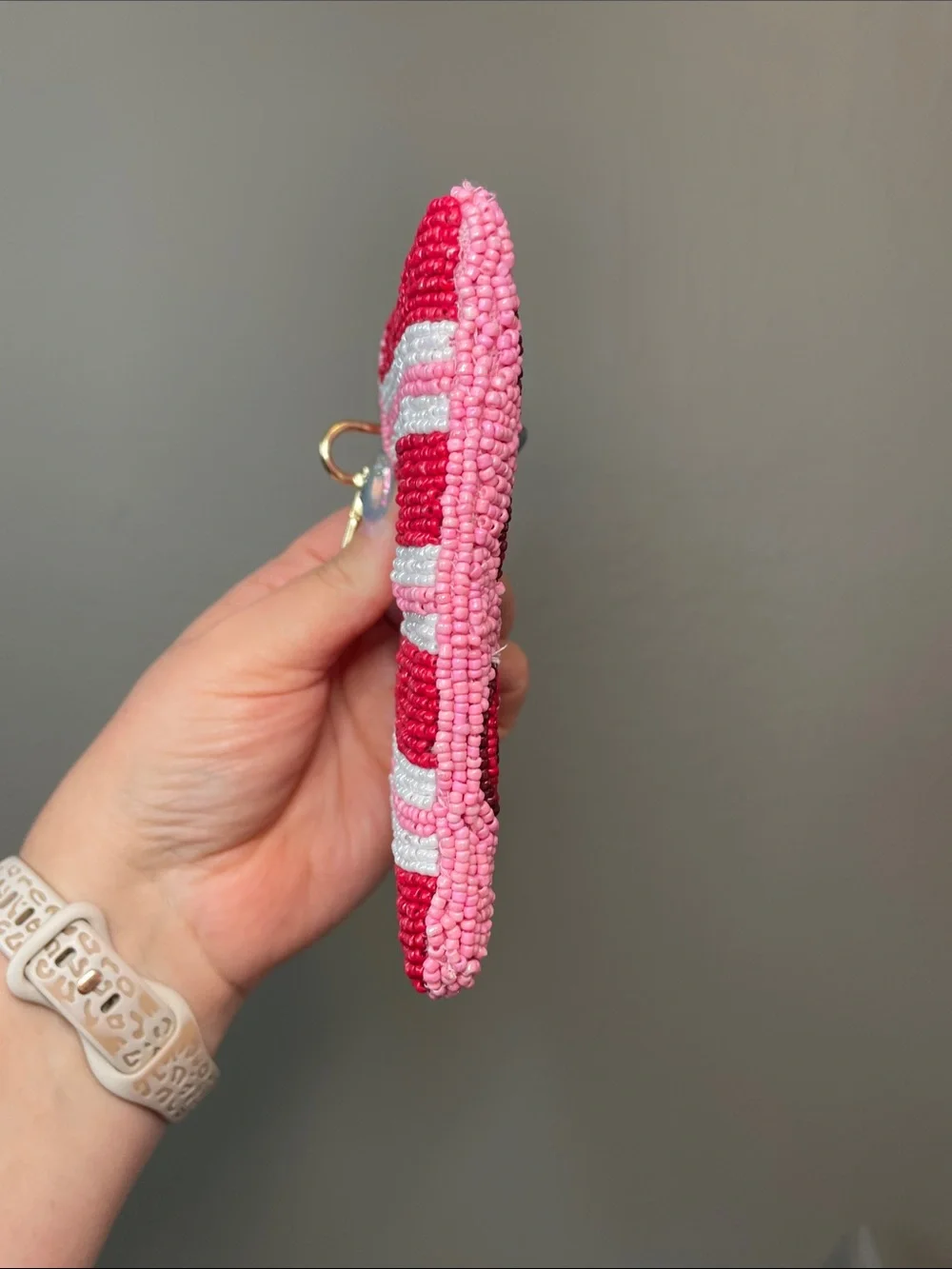 Luna & Sage Beaded Cherry Coin Pouch - NWOT